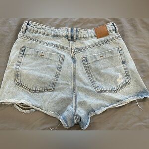 Zara Sky Blue Denim Shorts